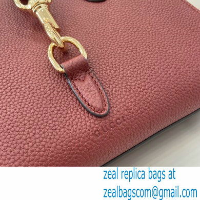 Gucci Jackie small tote bag IN Rosso Ancora leather 795349 2024