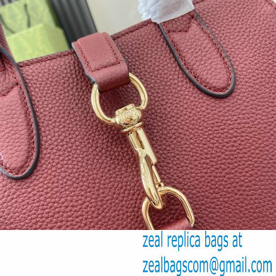 Gucci Jackie small tote bag IN Rosso Ancora leather 795349 2024