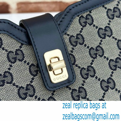 Gucci Moon Side mini shoulder bag 786015 GG Beige/Blue 2024