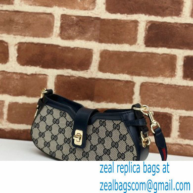 Gucci Moon Side mini shoulder bag 786015 GG Beige/Blue 2024