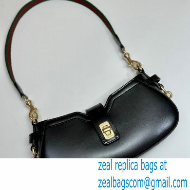 Gucci Moon Side mini shoulder bag 786015 leather Black 2024