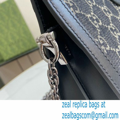 Gucci Ophidia GG small shoulder bag 503877 IN Black and grey GG denim 2024