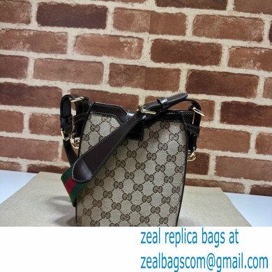 Gucci Original GG mini bucket shoulder bag 782919 Beige/Coffee 2024