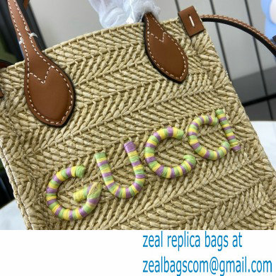 Gucci Super mini straw-effect bag 780083 2024