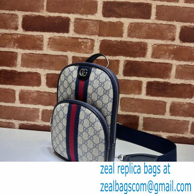 Gucci Web Ophidia GG crossbody bag 779915 Beige/Blue 2024