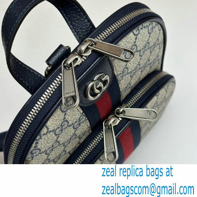 Gucci Web Ophidia GG crossbody bag 779915 Beige/Blue 2024