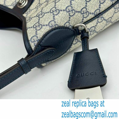 Gucci Web Ophidia GG small shoulder bag 781402 Beige/Blue 2024