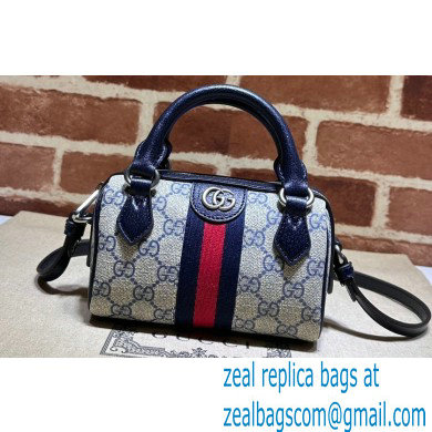 Gucci Web Ophidia super mini bag 781490 Beige/Blue 2024