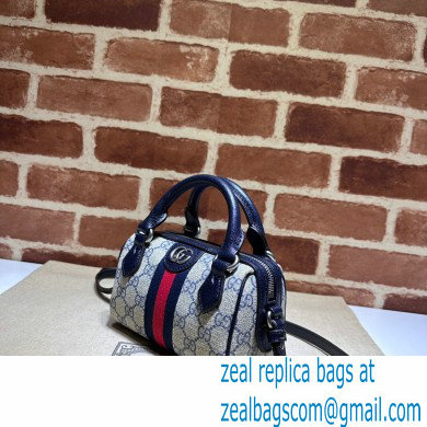 Gucci Web Ophidia super mini bag 781490 Beige/Blue 2024