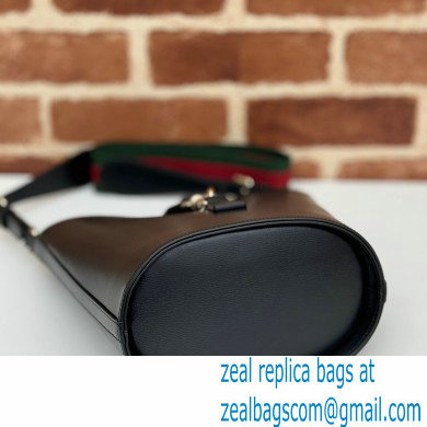 Gucci mini bucket shoulder bag 782908 leather Black 2024