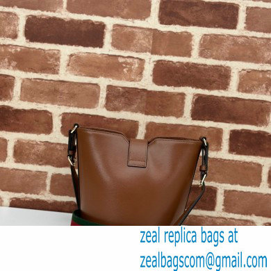 Gucci mini bucket shoulder bag 782908 leather Brown 2024