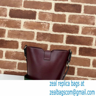 Gucci mini bucket shoulder bag 782908 leather Burgundy 2024