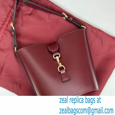 Gucci mini bucket shoulder bag 782908 leather Burgundy 2024