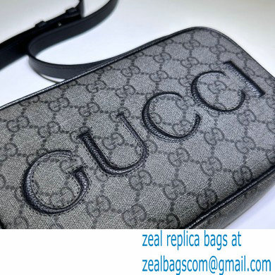 Gucci mini shoulder bag 768391 GG Gray 2024