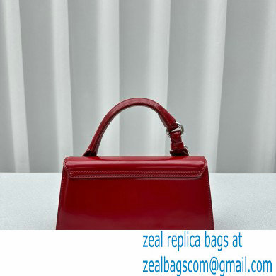 JACQUEMUS Le Chiquito long boucle BAG IN BOX LEATHER red 2024