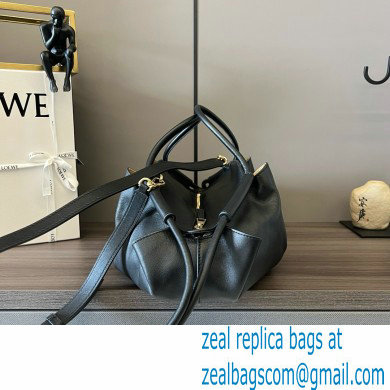 LOEWE Paseo bag in shiny nappa calfskin 062240 black 2024