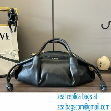 LOEWE Paseo bag in shiny nappa calfskin 062240 black 2024