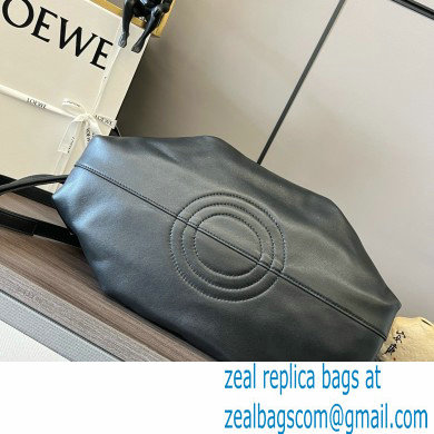 LOEWE Paseo bag in shiny nappa calfskin 062240 black 2024