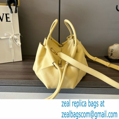 LOEWE Paseo bag in shiny nappa calfskin 062240 dark butter 2024