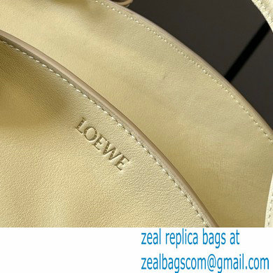 LOEWE Paseo bag in shiny nappa calfskin 062240 dark butter 2024