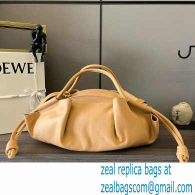 LOEWE Paseo bag in shiny nappa calfskin 062240 warm desert 2024