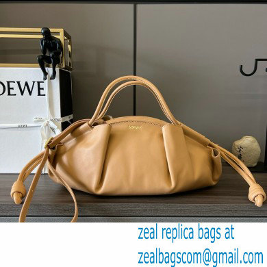 LOEWE Paseo bag in shiny nappa calfskin 062240 warm desert 2024