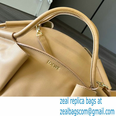 LOEWE Paseo bag in shiny nappa calfskin 062240 warm desert 2024