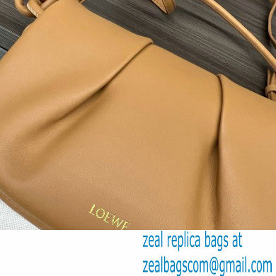 LOEWE Paseo satchel in shiny nappa calfskin Warm Desert2024