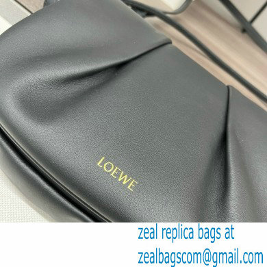 LOEWE Paseo satchel in shiny nappa calfskin black 2024