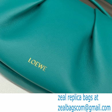 LOEWE Paseo satchel in shiny nappa calfskin emerald green 2024