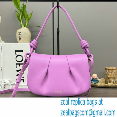 LOEWE Paseo satchel in shiny nappa calfskin pink 2024