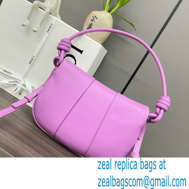 LOEWE Paseo satchel in shiny nappa calfskin pink 2024