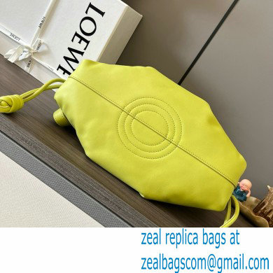 LOEWE Small Paseo bag in shiny nappa calfskin lemon yellow 2024