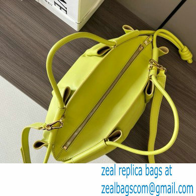 LOEWE Small Paseo bag in shiny nappa calfskin lemon yellow 2024