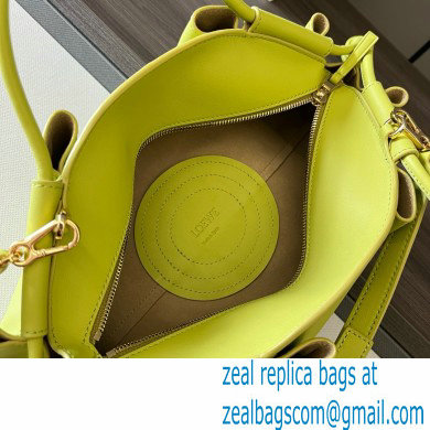 LOEWE Small Paseo bag in shiny nappa calfskin lemon yellow 2024