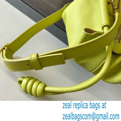 LOEWE Small Paseo bag in shiny nappa calfskin lemon yellow 2024