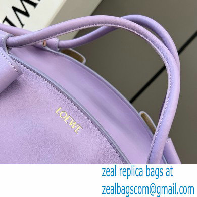 LOEWE Small Paseo bag in shiny nappa calfskin purple 2024