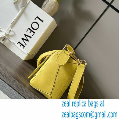 LOEWE Small Puzzle bag in classic calfskin Bright Ochre 2024