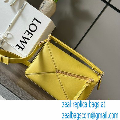 LOEWE Small Puzzle bag in classic calfskin Bright Ochre 2024