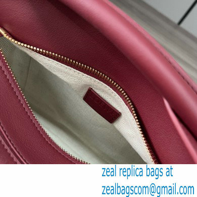 LOEWE Small Puzzle bag in in classic calfskin burgundy 2024