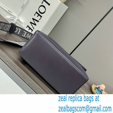 LOEWE Small Puzzle bag in satin calfskin dark purple 2024