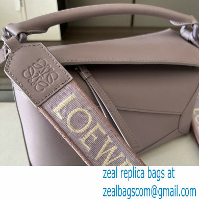 LOEWE Small Puzzle bag in satin calfskin lavender 2024