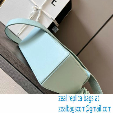 LOEWE Small Puzzle bag in satin calfskin sky blue 2024