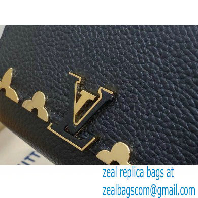 LOUIS VUITTON Capucines Compact Wallet BLACK 2024