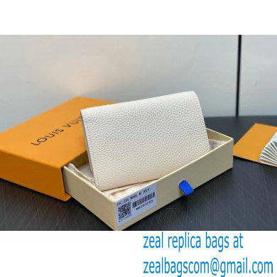 LOUIS VUITTON Capucines Compact Wallet WHITE 2024