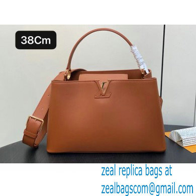 LOUIS VUITTON Capucines GM Souple M24879 Cognac 2024