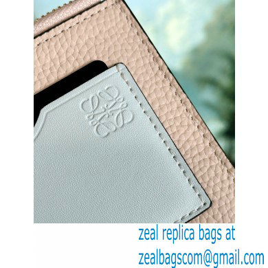 Loewe Large coin cardholder in soft grained calfskin Creamy