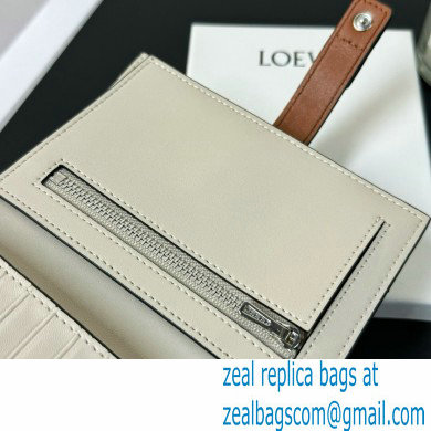 Loewe Medium vertical wallet in soft grained calfskin Green