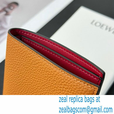 Loewe Medium vertical wallet in soft grained calfskin Khaki