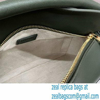 Loewe Mini Puzzle bag in classic calfskin bottle green 2024